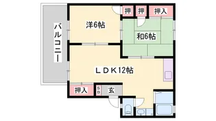 ファミール安室東【A203号室】の間取り