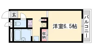 レオパレスアイ【107号室】の間取り