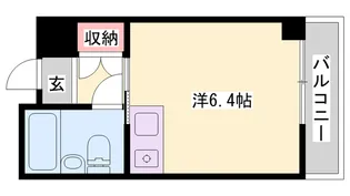 アーバンおの【413号室】の間取り