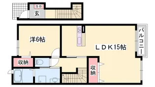 Jasmine【2階】の間取り