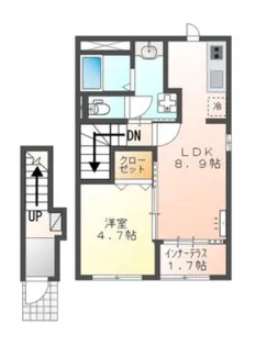 ジェダイト【2階】の間取り