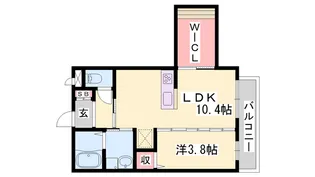 サニーヒルズ シンエイ【3階】の間取り