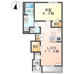 アクロポリスⅦ【103号室】の間取り
