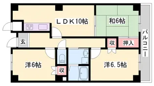マイシティ303【14号室】の間取り