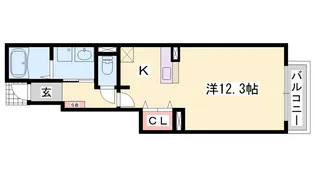 アンジェリカⅡ【1階】の間取り