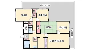 露風館【3階】の間取り