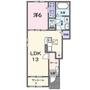 セントレジデンスⅡ【1階】の間取り