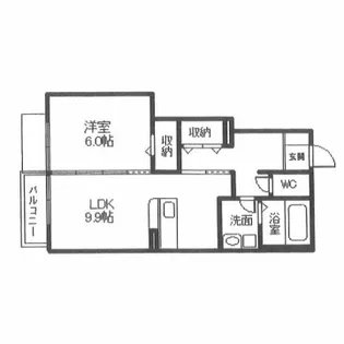 アリスⅡ【1階】の間取り