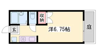 ハミング玉手【2階】の間取り