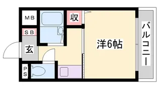 サンドミール【1階】の間取り
