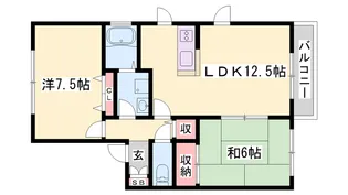 アドホックディアス【2階】の間取り