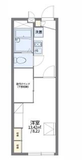 レオパレスFive Stars【107号室】の間取り