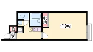 レオネクストロッソ明神木【206号室】の間取り