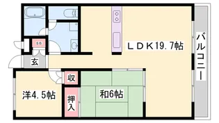 サンコミュニティ【4階】の間取り