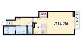 マーカスA【102号室】の間取り