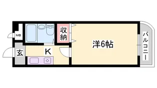ジュネス高砂Ⅲ【2階】の間取り