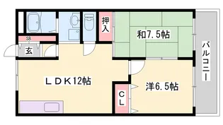 高浜BLD2【303号室】の間取り