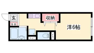 メゾン澤田 F棟【102号室】の間取り