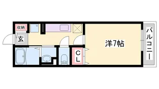 メゾンエイト【1階】の間取り