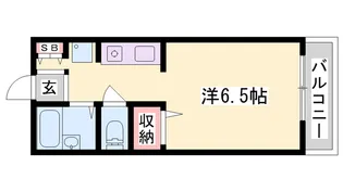 ハイネスモン【2階】の間取り