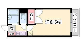 レオパレスOZAKI【304号室】の間取り