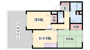 エーデルII【1階】の間取り