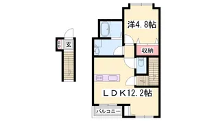アルモディモーラ【201号室】の間取り