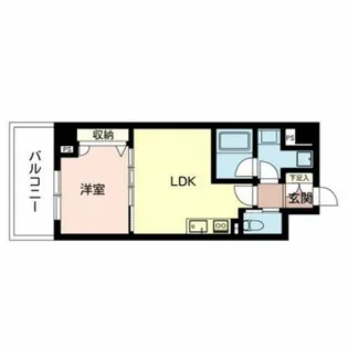 ベラ・ルーナ【4階】の間取り