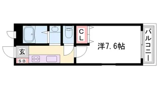 ベネッセ・黒川【1階】の間取り