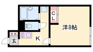 レオネクストフェリーチェ1号館【108号室】の間取り