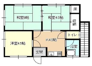 兵庫県相生市垣内町【一戸建】の間取り