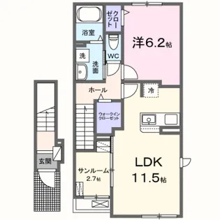 アーバン桜【2階】の間取り