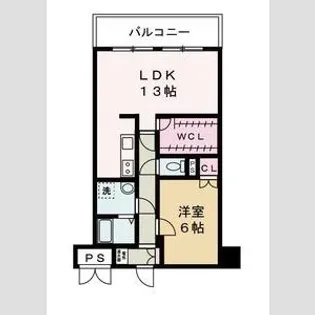 リバーサイド白鷺【3階】の間取り