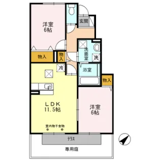 WIT NANA【1階】の間取り