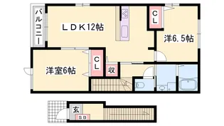 アウローラ【2階】の間取り