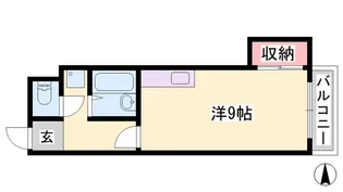 レジデンス西庄【207号室】の間取り
