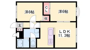 Fortuna【2階】の間取り