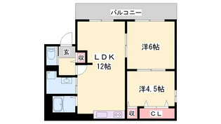 OAFLAT東南【A202号室】の間取り