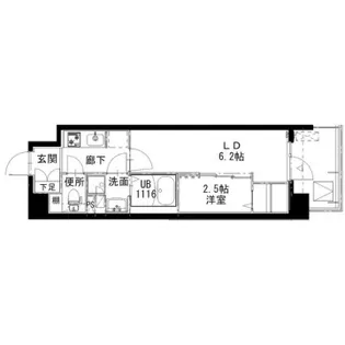 アルティザ姫路【5階】の間取り