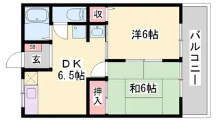 ビラウイング【1階】の間取り