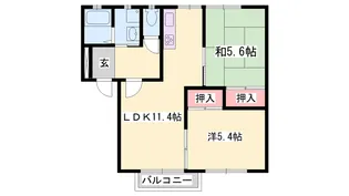 フレグランス別所【2階】の間取り