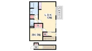 メゾン西中島【2階】の間取り