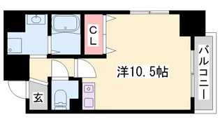 延末アートスカイハイツ【205号室】の間取り