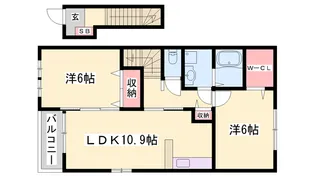 アーバン・イースト【2階】の間取り