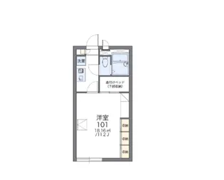 レオパレスONO【204号室】の間取り