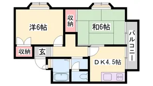 フェリスハイツ【205号室】の間取り