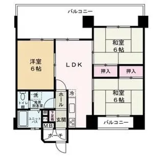 3DKの間取り画像