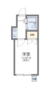 レオパレス姫路【210号室】の間取り