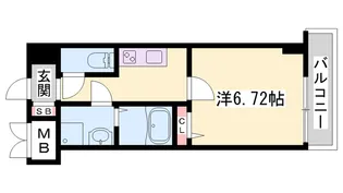 Sky Himeji【2階】の間取り
