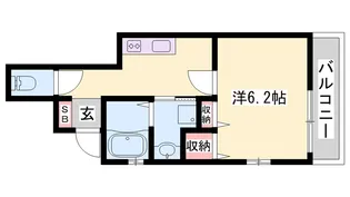 サングレース【2階】の間取り